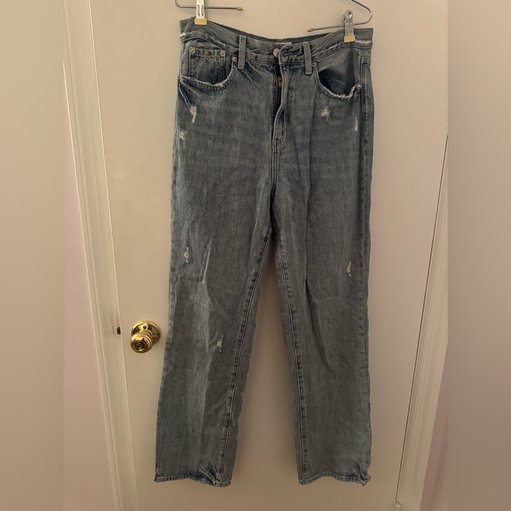 Pistola Light Blue Straight Leg Jeans